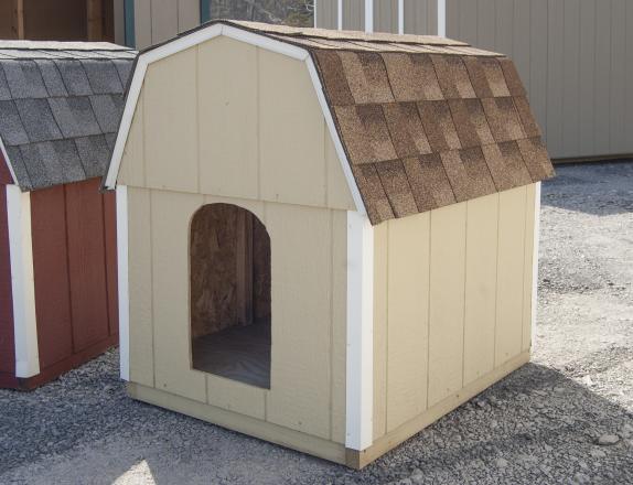 Beige Large Dog Box built by Pine Creek Structures in Central PA